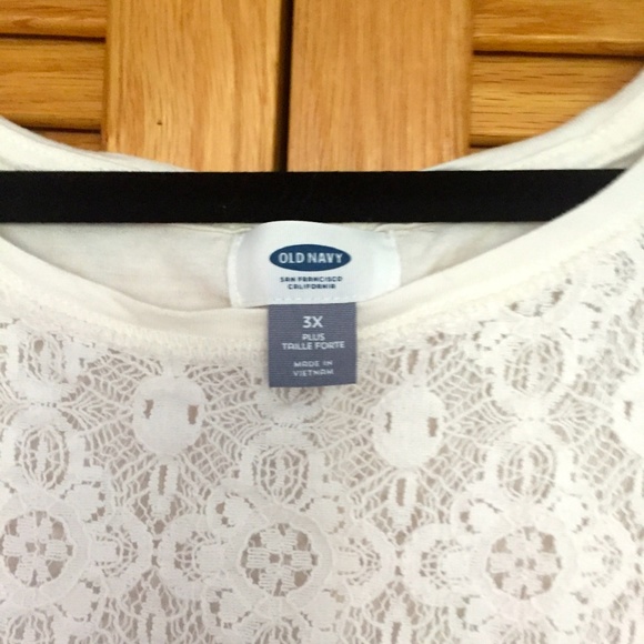 Lace Front Tee - Picture 5 of 6